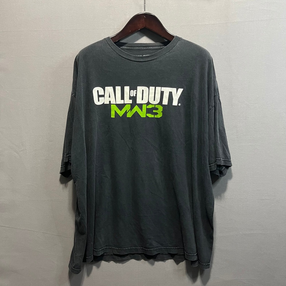 Call of Duty Modern Warfare 3 MW3 2011 Promo T-Shirt Mens 4XL Black Graphic Tee